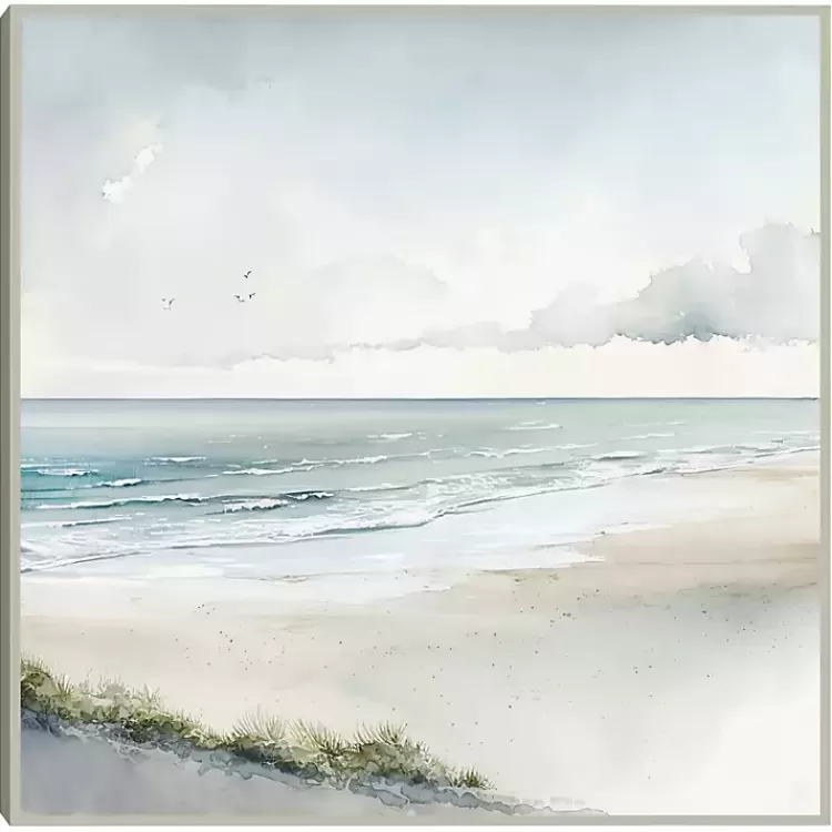 Soft Coastal I Framed Canvas Art Print>Kirklands Home New