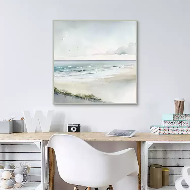 Soft Coastal I Framed Canvas Art Print>Kirklands Home New
