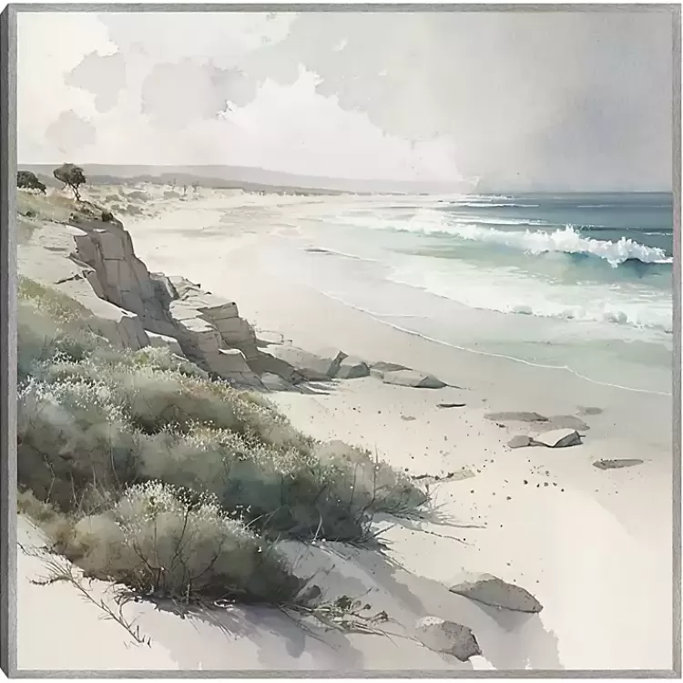 Soft Coastal II Framed Canvas Art Print>Kirklands Home Best Sale