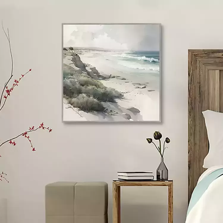 Soft Coastal II Framed Canvas Art Print>Kirklands Home Best Sale