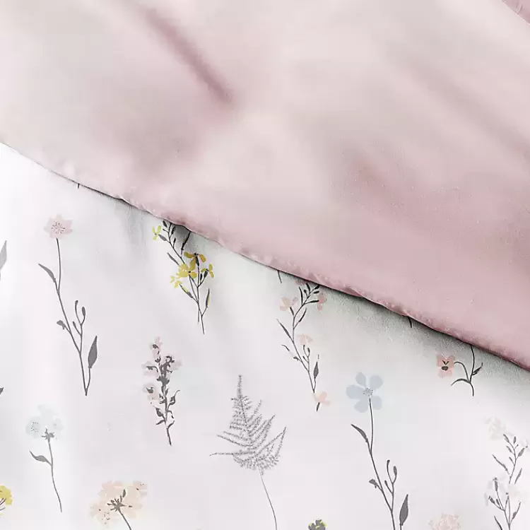 Soft Floral Reversible 3-pc. King Duvet Cover Set>Kirklands Home Cheap