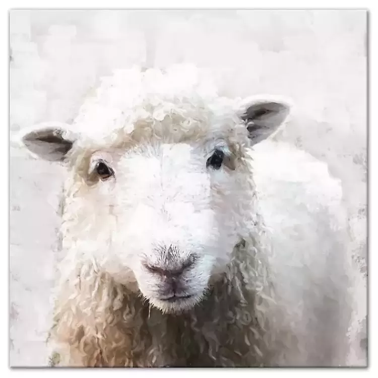 Soft Painted Sheep Canvas Art Print>Kirklands Home Cheap