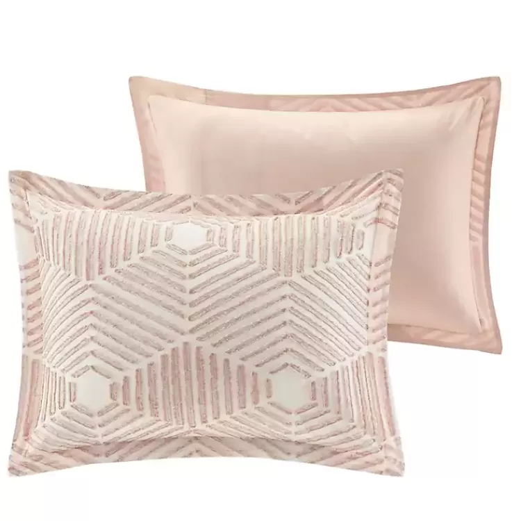 soft_pink_tufted_fullqueen_pc_comforter_set_3.webp Soft Pink Tufted Full/Queen 3-pc. Comforter Set>Kirklands Home Clearance