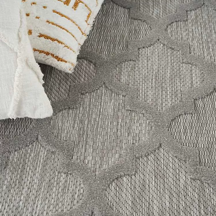 soft_silver_trellis_outdoor_area_rug_x_6.webp Soft Silver Trellis Outdoor Area Rug, 4x6>Kirklands Home Outlet