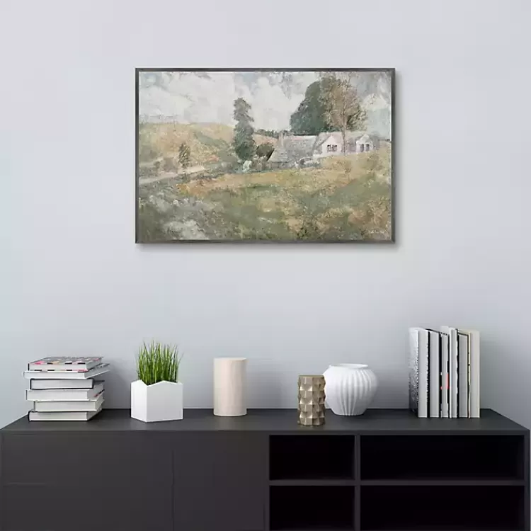 Soft Spring Landscape Framed Canvas Art Print>Kirklands Home Best