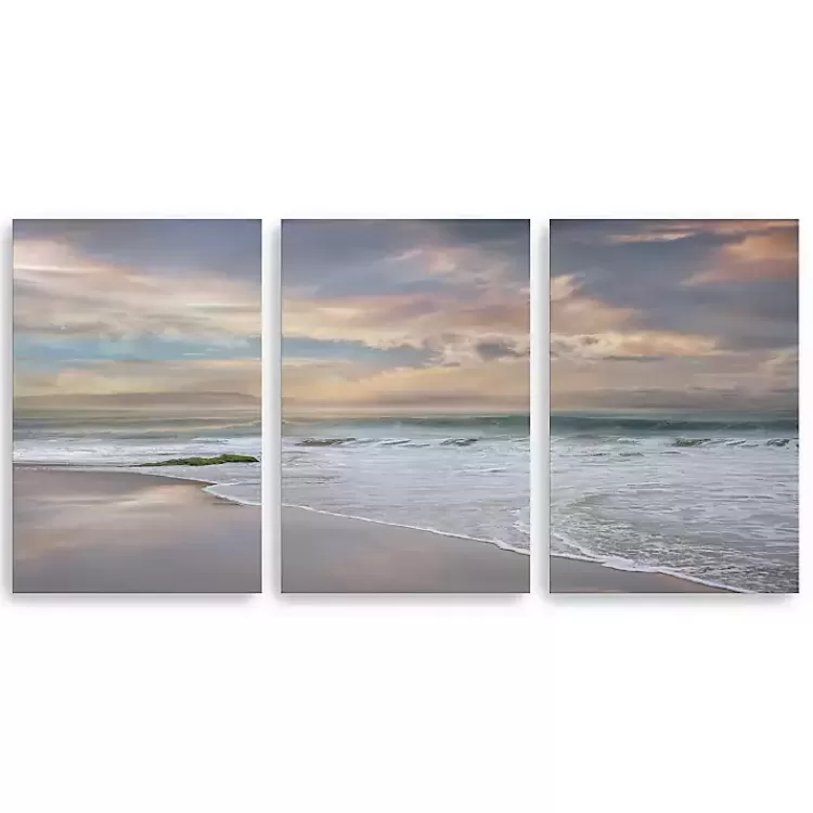 Soft Twilight Canvas Art Prints, 32x48, Set of 3>Kirklands Home Discount