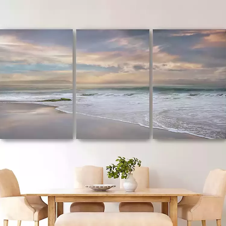 Soft Twilight Canvas Art Prints, 32x48, Set of 3>Kirklands Home Discount