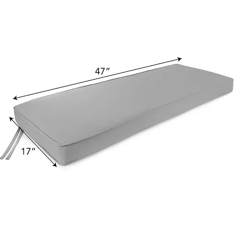 solid_black_outdoor_settee_cushion_4.webp Solid Outdoor Settee Cushion>Kirklands Home Best Sale