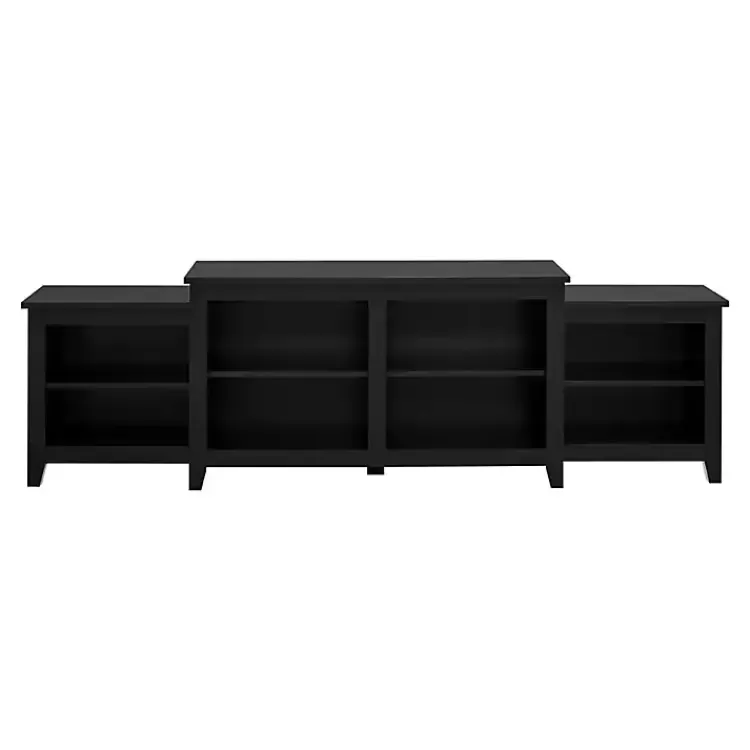 solid_black_tiered_tv_stand_2.webp Solid Tiered TV Stand>Kirklands Home Fashion