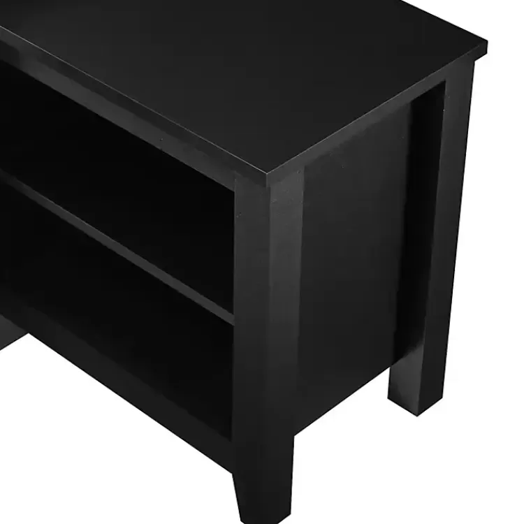 solid_black_tiered_tv_stand_4.webp Solid Tiered TV Stand>Kirklands Home Fashion