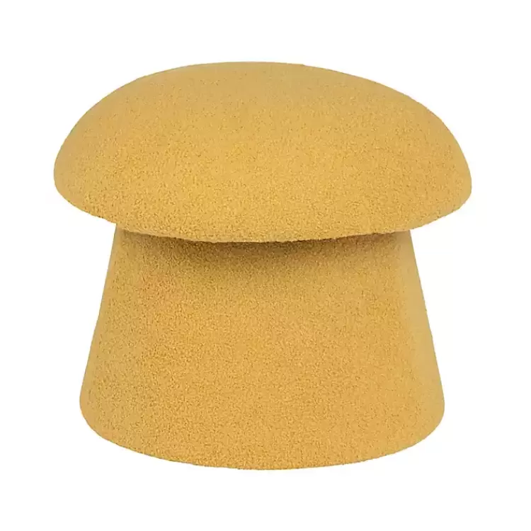 Spice Boucle Mushroom Storage Ottoman>Kirklands Home Cheap