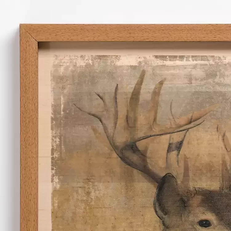 Stag Cabin Friend Framed Art Print>Kirklands Home Cheap