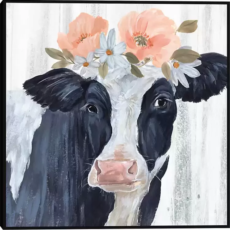 Susie in Flowers Framed Canvas Art Print>Kirklands Home Store