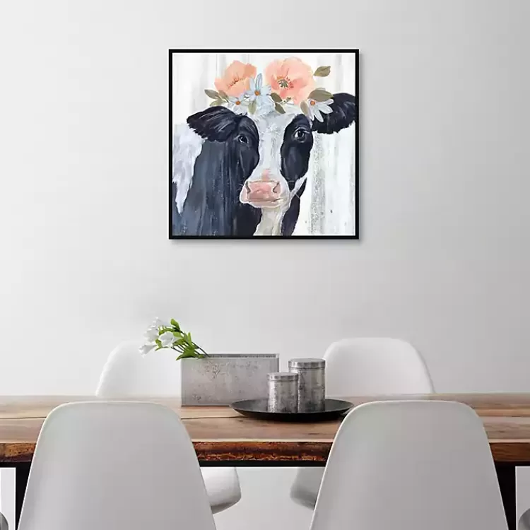 Susie in Flowers Framed Canvas Art Print>Kirklands Home Store