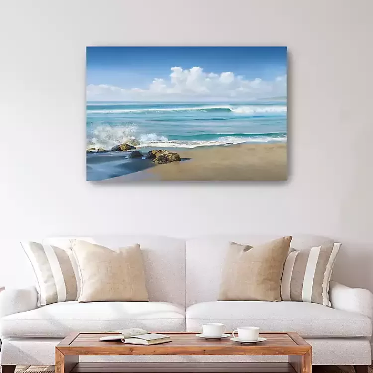 Sweeping Blue Canvas Art Print, 48x32 in.>Kirklands Home New