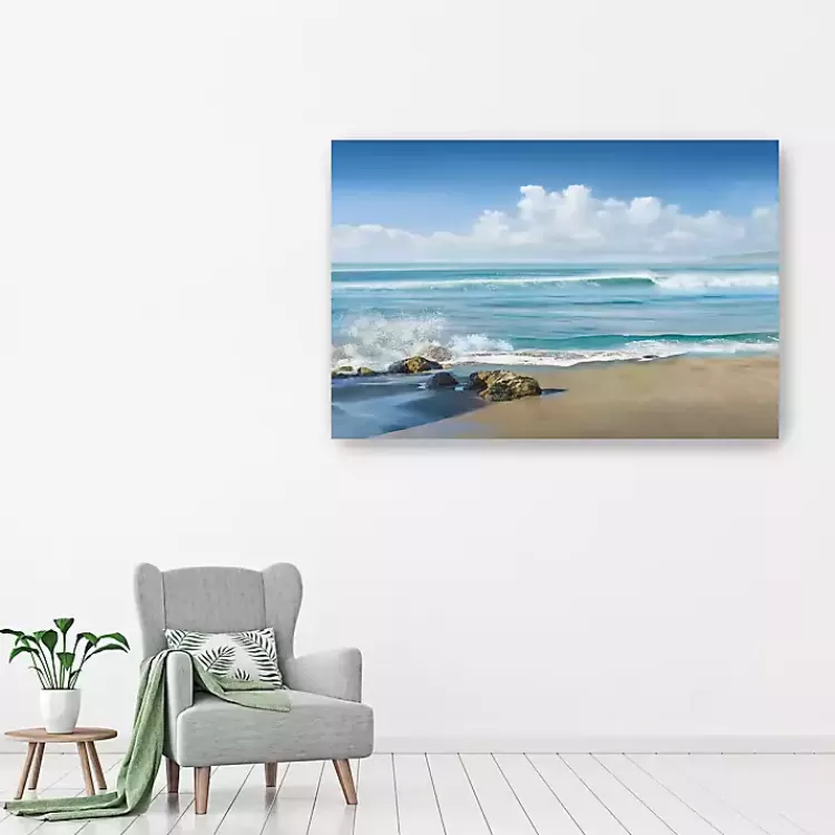Sweeping Blue Canvas Art Print, 60x40 in.>Kirklands Home Clearance