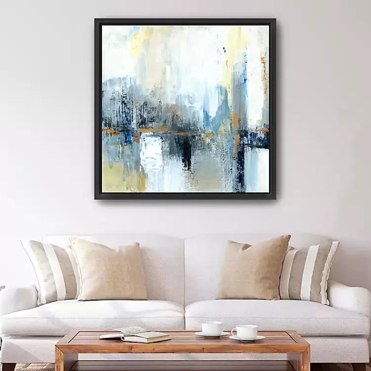 Sweeping the City Framed Canvas Art Print>Kirklands Home Sale