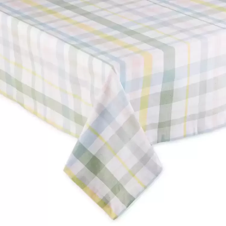 Sweet Spring Plaid Tablecloth, 52 in.>Kirklands Home Fashion