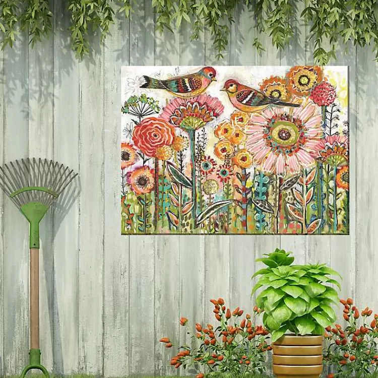 Sweet Tweets Outdoor Canvas Art Print>Kirklands Home New