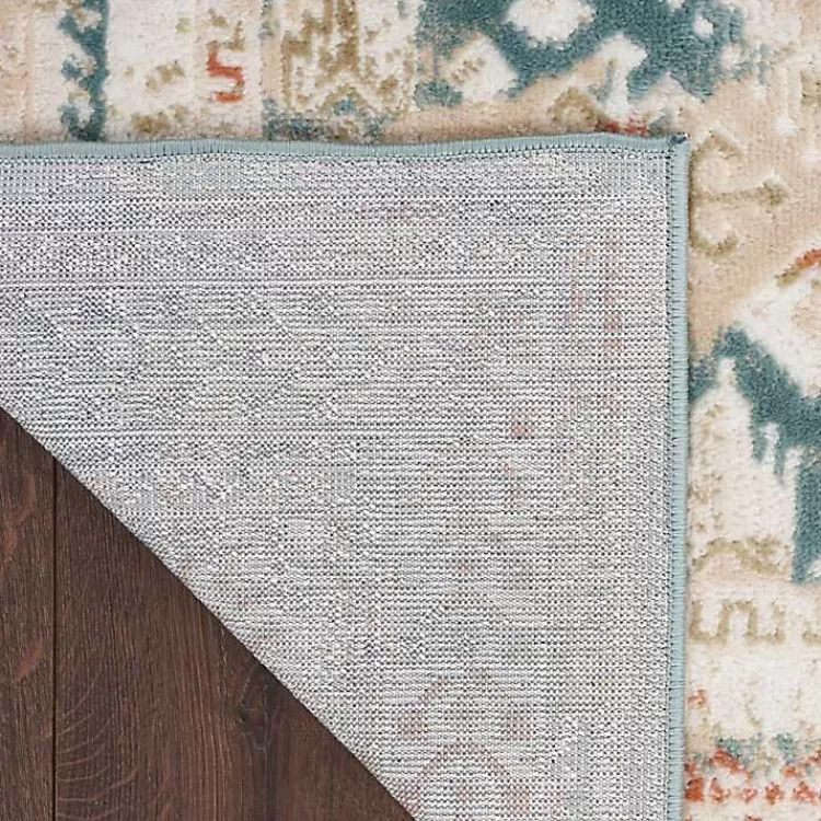Talula Teal Bohemian Vintage Area Rug, 5x7>Kirklands Home Flash Sale
