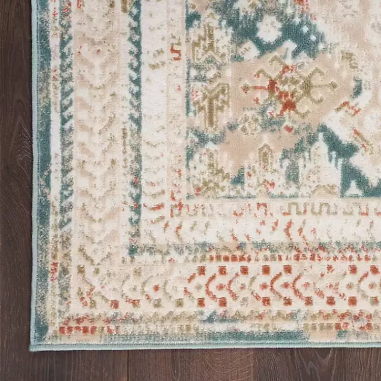 Talula Teal Bohemian Vintage Area Rug, 5x7>Kirklands Home Flash Sale