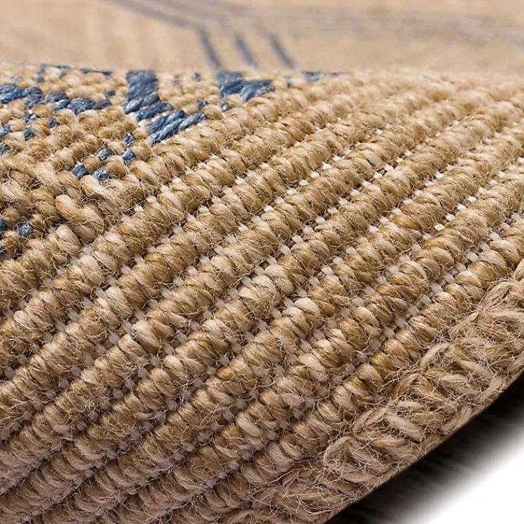 tan__navy_diamonds_indooroutdoor_area_rug_x_4.webp Tan & Navy Diamonds Indoor/Outdoor Area Rug, 5x7>Kirklands Home Best