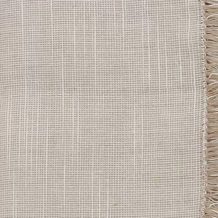 tan_and_white_twotone_fringe_napkins_set_of__3.webp Tan and White Two-Tone Fringe Napkins, Set of 4>Kirklands Home Fashion