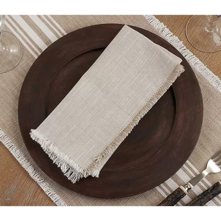 tan_and_white_twotone_fringe_napkins_set_of__5.webp Tan and White Two-Tone Fringe Napkins, Set of 4>Kirklands Home Fashion