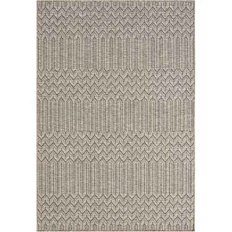 Chevron Indoor/Outdoor Area Rug, 5x7>Kirklands Home New