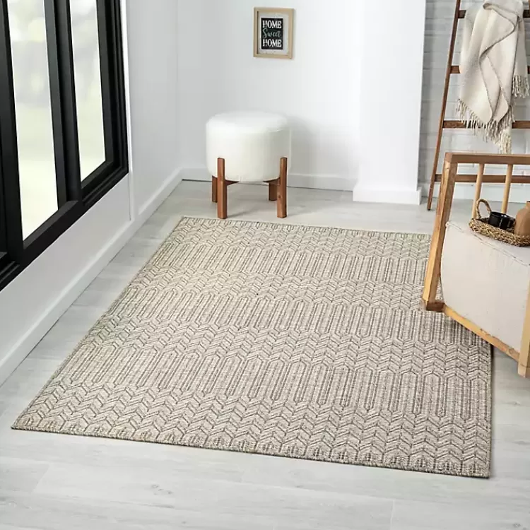 Chevron Indoor/Outdoor Area Rug, 7x9>Kirklands Home Outlet