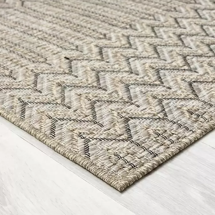 tan_chevron_indooroutdoor_area_rug_x_3-1.webp Chevron Indoor/Outdoor Area Rug, 7x9>Kirklands Home Outlet