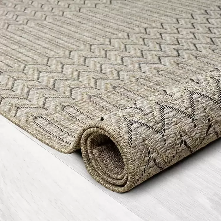 tan_chevron_indooroutdoor_area_rug_x_6-1.webp Chevron Indoor/Outdoor Area Rug, 7x9>Kirklands Home Outlet