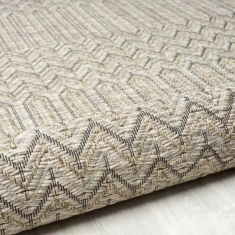 tan_chevron_indooroutdoor_area_rug_x_7-1.webp Chevron Indoor/Outdoor Area Rug, 7x9>Kirklands Home Outlet