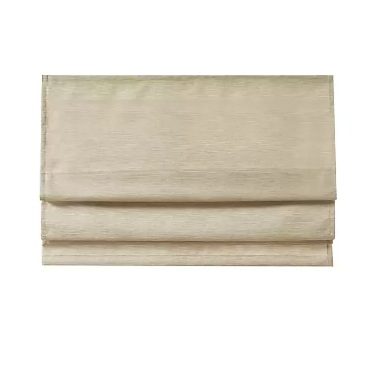 Faux Silk Room Darkening Roman Shade, 31 in.>Kirklands Home Cheap