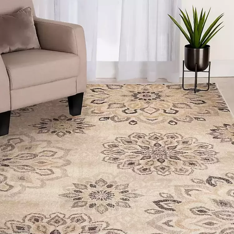 Floral Mini Medallions Area Rug, 5x7>Kirklands Home Store