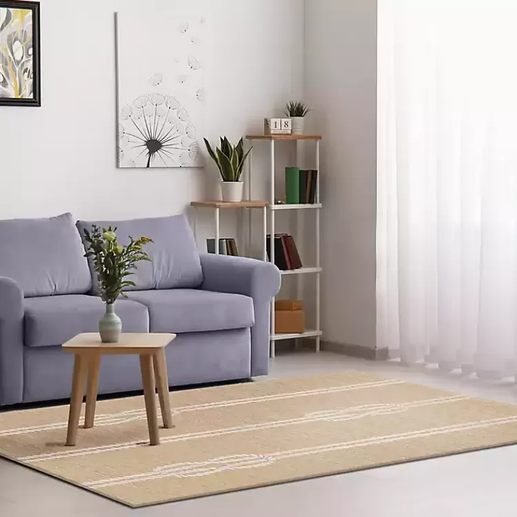 tan_nautical_rope_indooroutdoor_area_rug_x_7.webp Nautical Rope Indoor/Outdoor Area Rug, 2x3>Kirklands Home Online