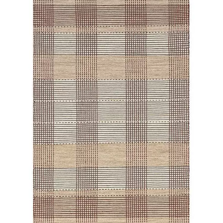 Plaid Emily Henderson x RugsUSA Area Rug, 5x8>Kirklands Home Clearance
