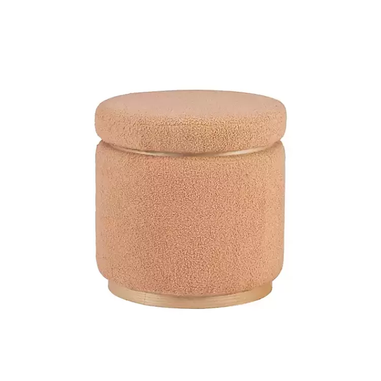 Sherpa Upholstered Storage Ottoman>Kirklands Home Clearance