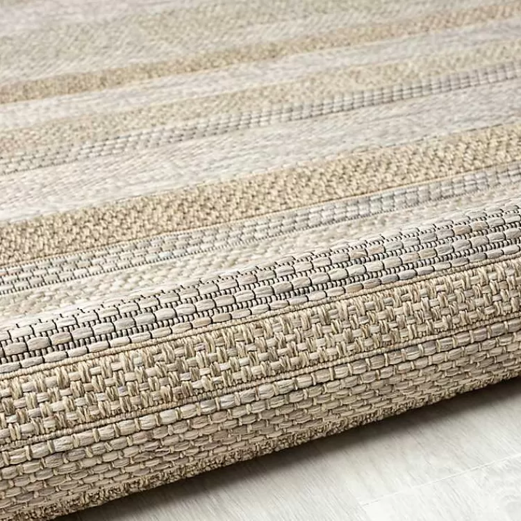tan_striped_indooroutdoor_area_rug_x_7-1.webp Striped Indoor/Outdoor Area Rug, 5x7>Kirklands Home New