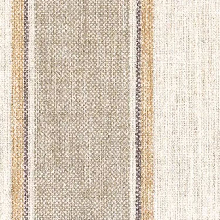 tan_striped_upholstered_wood_leg_bench_5.webp Tan Striped Upholstered Wood Leg Bench>Kirklands Home Clearance