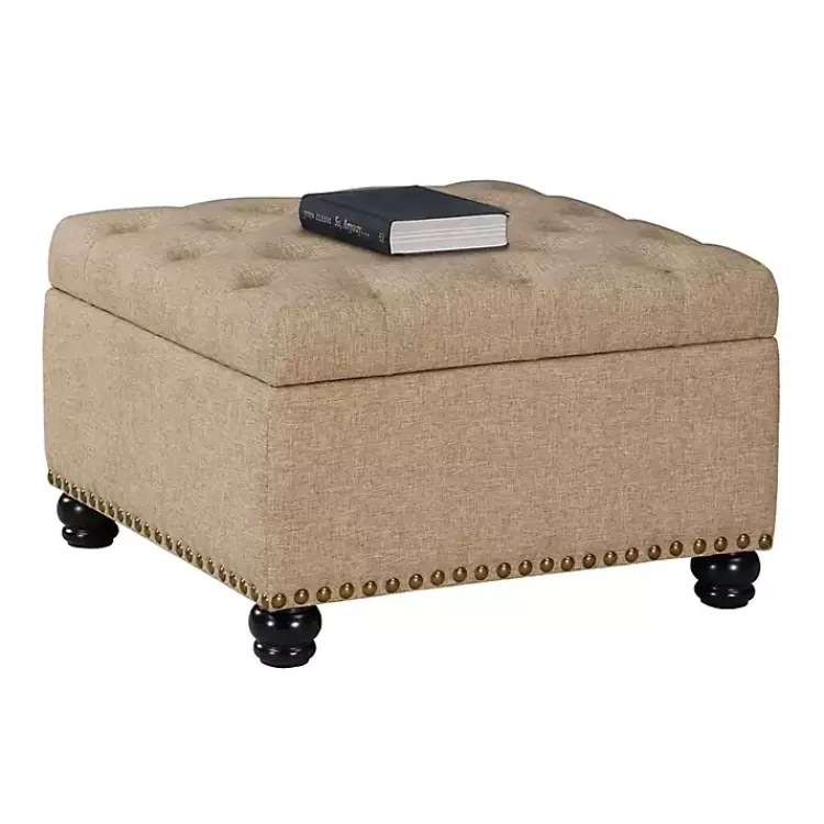 tan_upholstered_ava_coffee_table_ottoman_2.webp Upholstered Ava Coffee Table Ottoman>Kirklands Home New