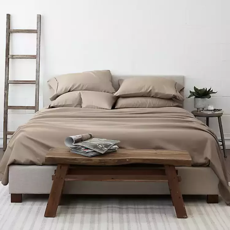 Taupe Ultra Soft 6-pc. California King Sheet Set>Kirklands Home Best