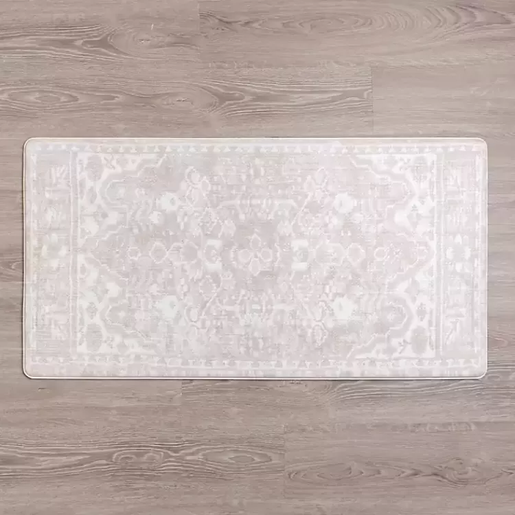 Taupe Vintage Medallion Kitchen Mat>Kirklands Home Cheap