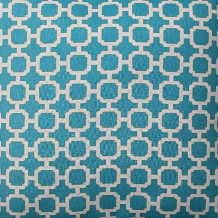 Teal Hickory Geo Outdoor Lumbar Pillows, Set of 2>Kirklands Home Discount