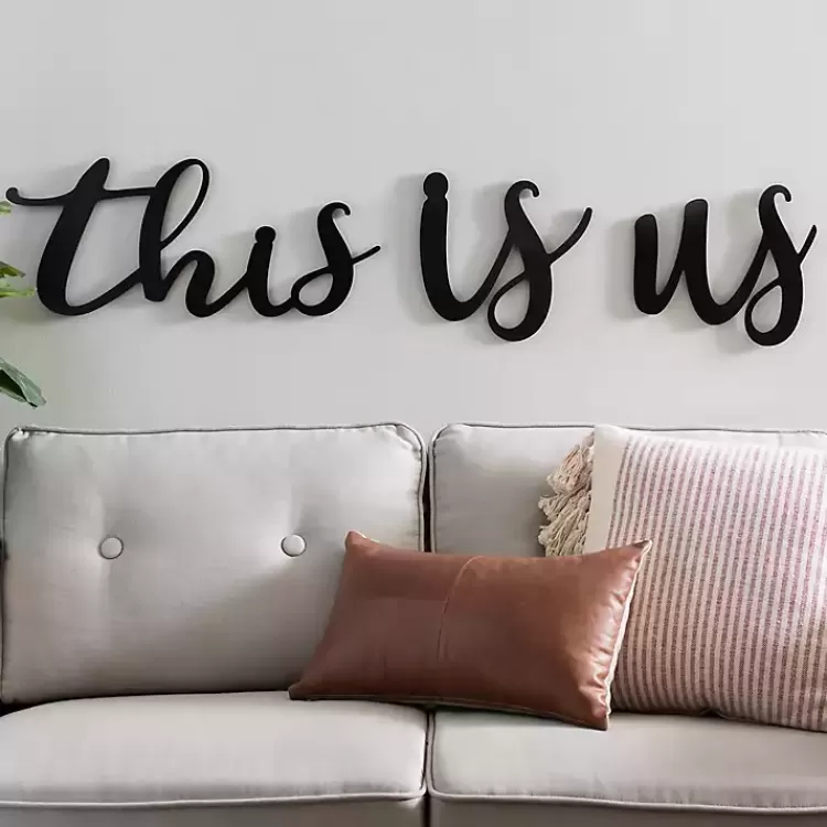 This Is Us Script Wall Plaques>Kirklands Home Online