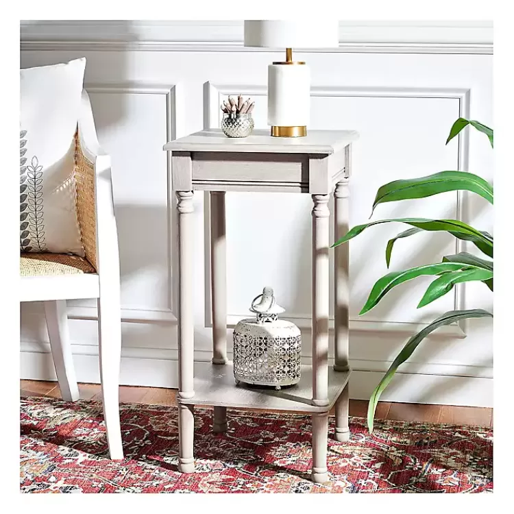 Tilley Beige Classic Square Accent Table>Kirklands Home New