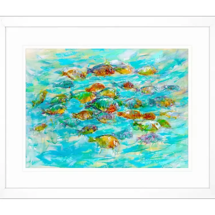 Tropical Colors Framed Art Print>Kirklands Home Best