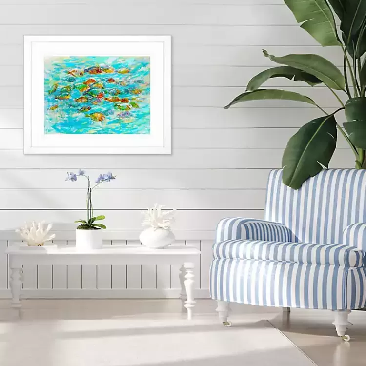 Tropical Colors Framed Art Print>Kirklands Home Best