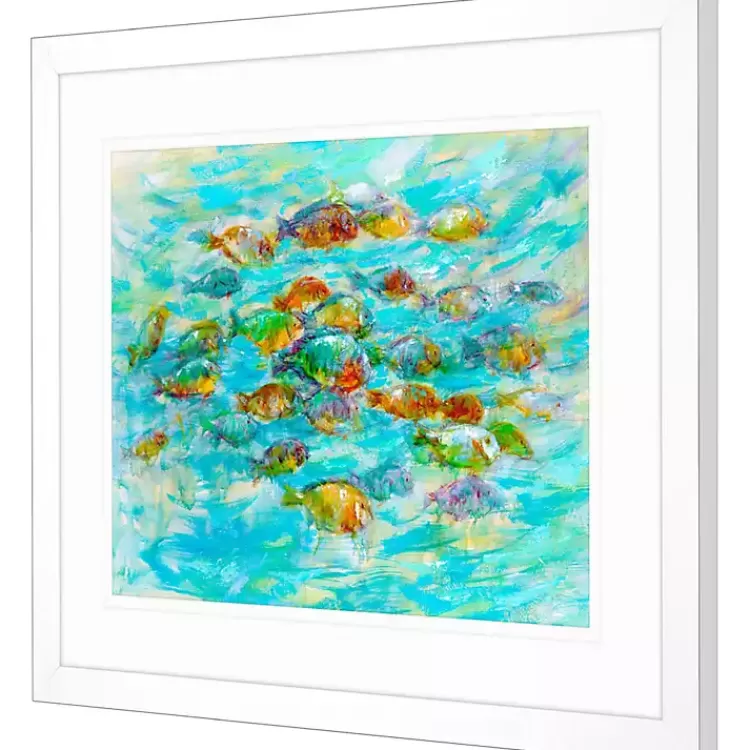 Tropical Colors Framed Art Print>Kirklands Home Best