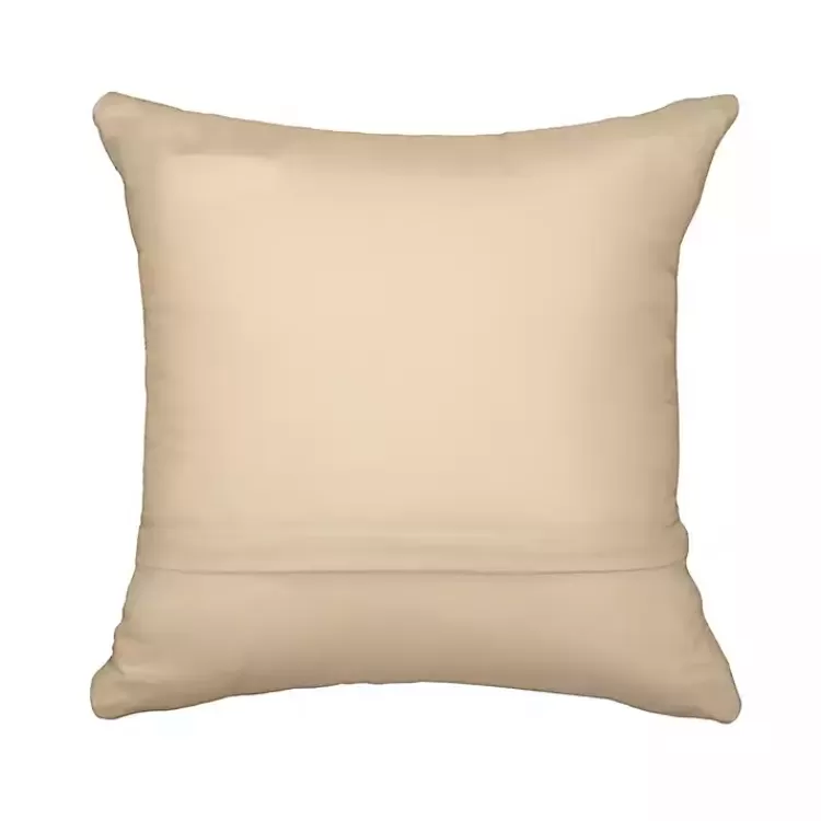 Turquoise Coral Woven Outdoor Throw Pillow>Kirklands Home Clearance